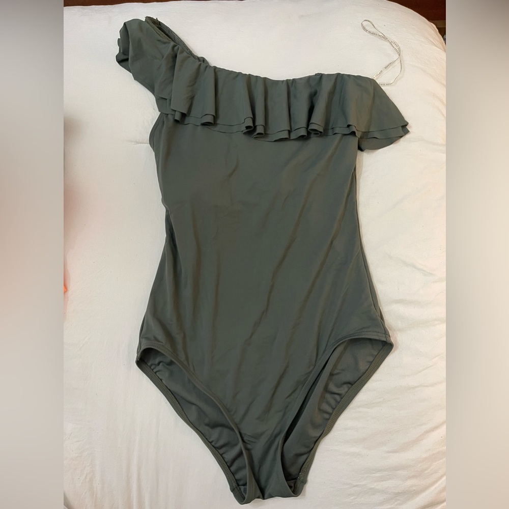 One Shoulder One Piece Swim Suit